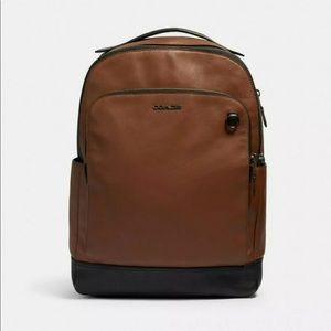 New Coach Graham Backpack - Brown Black